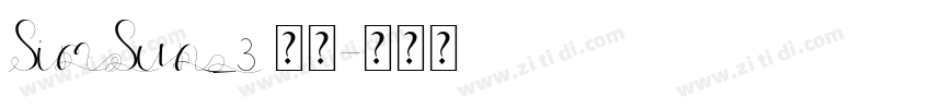 SimSun_3 常规字体转换